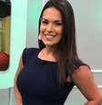 Fernanda Maia virou assuntos nas redes sociais em virtude de sua roupa no programa SBT Sports Rio –  Foto: Reprodução / Jogada10