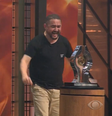 O campeão do Masterchef José Roberto e a finalista Giorgia  Foto: Reprodução/Band