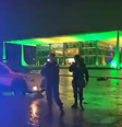 Pessoa causa explosão em frente ao STF  Foto: Reprodução/Redes sociais