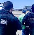 Rogério de Andrade foi transferido para presídio de segurança Máxima no Mato Grosso do Sul  Foto: Divulgação/Polícia Penal Federal