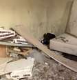 Móveis foram destruídos por explosão dentro da casa  Foto: Reprodução/TV Globo