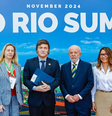 Presidente não sorriu em imagens com o representante argentino  Foto: Ricardo Stuckert/PR