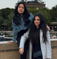 Mari Fernandez e Júlia Ribeiro estão juntas há dois anos e 11 meses  Foto: Reprodução: Instagram/juliaaribeirol