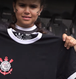 Mirela, de 9 anos  Foto: Reprodução/Corinthians TV