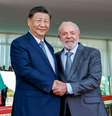 Xi Jinping e Lula  Foto: Ricardo Stuckert/PR / Perfil Brasil