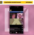 Notícia falsa sobre ida de Bolsonaro à posse de Trump foi postada no TikTok  Foto: Reprodução/Projeto Comprova 