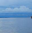 Barco navega na Foz do Rio Amazonas  Foto: DW / Deutsche Welle