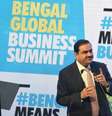 Gautam Adani em evento de empreendedorismo global em 2022  Foto: NurPhoto/GettyImages