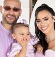 Neymar e Bruna Biancardi com filha, Mavie  Foto: Reprodução/Instagram / Márcia Piovesan