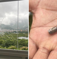 Bala perdida atinge residência no mesmo condomínio onde mora governador do RJ  Foto: Reprodução/X