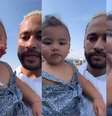 Mavie diverte web em novo vídeo com atacante do Al-Hilal –  Foto: Reprodução/Instagram - Legenda: Mavie acompanha Neymar em sessão de fisioterapia nesta terça-feira (26) / Jogada10