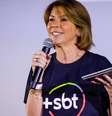 Daniela Abravanel Beyruti assumiu a presidência do SBT após a morte de Silvio Santos e tem o desafio de levantar a audiência do canal e equilibrar as contas  Foto: João Raposo/SBT/Divulgação