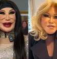 Lyn May e Jocelyn Wildestein: plásticas sucessivas resultaram em aparência nada natural  Foto: Reproduções/TV/TikTok