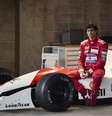 Gabriel Leone é Ayrton Senna na série da Netflix  Foto: Alan Roskyn/Netflix