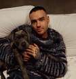 Liam Payne posa para foto com cachorro  Foto: Reprodução/Instagram