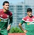 FOTO: MAILSON SANTANA/FLUMINENSE FC - Legenda: Ganso e Cano em treino do Fluminense  Foto: Jogada10