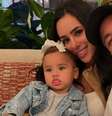 Neymar e Bruna Biancardi com a filha, Mavie  Foto: Reprodução/Instagram / Márcia Piovesan
