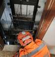 Elevador despencou do 17º andar  Foto: Divulgação/Corpo de Bombeiros Militar de Minas