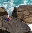 Turistas filmaram momentos finais de atriz russa que morreu em ilha na Tailândia  Foto: Reprodução/Daily Mail