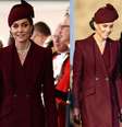 O significado oculto e emocionante do look burgundy de Kate Middleton ao receber 1ª visita internacional após câncer.  Foto: Getty Images / Purepeople
