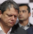 Derrite tem sido cobrado por sequência de casos de violência policial; Tarcísio diz que vai mantê-lo no cargo  Foto: Werther Santana/Estadão