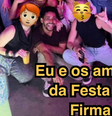 Guilherme entrou de penetra em confraternização de empresa no Rio  Foto: Reprodução