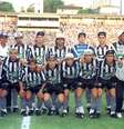 Equipe do Botafogo que disputou a final do Brasileirão de 1995 contra o Santos, no Pacaembu, em SP  Foto: Estadão Conteúdo