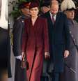 A princesa com look na cor vinho  Foto: Getty Imagens / Manequim