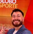 Fred Bruno celebra ”realização de sonho” –  Foto: Divulgação/Globo - Legenda: Fred Bruno assume comando do Globo Esporte a partir de 2025 / Jogada10