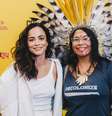 Alice Braga e Daiara Tukano apresentam 'Yawara' na CCXP24  Foto: Diego Padilha/Divulgação