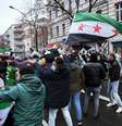 Civis comemoram fim do regime de Bashar Al-Assad  Foto: Reuters