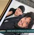 A tela do celular da amiga do fotógrafo Flávio, mostrada na matéria da Record: o francês Alex Callet seria o "namoradinho" citado pela entrevistada  Foto: Reprodução/TV