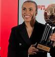 Marta durante participação no Prêmio ESPN Bola de Prata Aposta Ganha  Foto: Gabriel Gatto/Terra