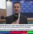 Eric Klein em participação ao vivo no telejornal 'Real Time', do canal Times Brasil  Foto: Reprodução/TV