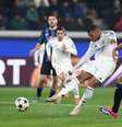  Foto: Marco Luzzani/Getty Images - Legenda: Mbappé em ação pelo Real Madrid diante da Atalanta pela Champions / Jogada10