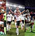 Fotos: Marcelo Cortes / CRF, Vítor Silva / BFR e Rubens Chiri / saopaulofc.net - Legenda: Flamengo, Botafogo e São Paulo se destacam em ranking da CBF  Foto: Jogada10