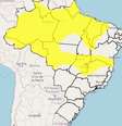 Inmet emite alerta amarelo para chuvas intensas no Brasil.  Foto: Divulgação/Inmet / Estadão