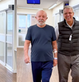 Presidente Lula caminha pelos corredores do hospital após deixar a UTI  Foto: Reprodução/Instagram/@lulaoficial