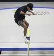 Nyjah Huston, dos EUA, durante as preliminares do SLS Super Crown, em SP  Foto: FELIPE RAU/ESTADÃO CONTEÚDO