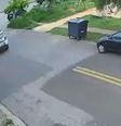 Homem é atropelado por viatura em Sorocaba (SP)  Foto: Reprodução