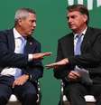 General Walter Braga Netto, preso pela PF em inquérito que apura tentativa de golpe, ao lado de Jair Bolsonaro (PL)  Foto: Wilton Junior/Estadão / Estadão
