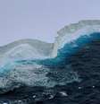 A23a deverá se fragmentar em icebergs menores e, por fim, derreter  Foto: DW / Deutsche Welle