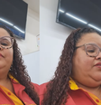 Liliane é visitada pelo beija-flor todos os dias  Foto: Reprodução/Instagram/@lilidobeija