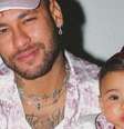 Neymar e filha, Mavie  Foto: Reprodução/Instagram / Mais Novela