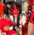 Em noite de natal, Ludmilla e Brunna Gonçalves ultrassom portátil para ver a filha  Foto: Reprodução/ Instagram / Contigo