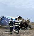 Avião fabricado pela Embraer caiu no Cazaquistão  Foto: REUTERS/Azamat Sarsenbayev