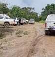 Policiais Militares do Amazonas participam das buscas a um avião que teria caído em Manicoré  Foto: Polícia Militar/Amazonas