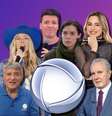 Em sentido horário: Cléber Machado, Adriane Galisteu, Rodrigo Faro, Bahar (protagonista da novela 'Força de Mulher'), Rachel Sheherazade e Celso Freitas  Foto: Fotomontagem: Sala de TV (Fotos: Divulgação e Reprodução)