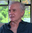 Edi Botelho, viúvo de Ney Latorraca, em entrevista ao 'Jornal Nacional'  Foto: Reprodução/Globo