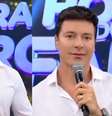 Rodrigo Faro desabafou em seu último programa na Record  Foto: Reprodução/Record / Contigo